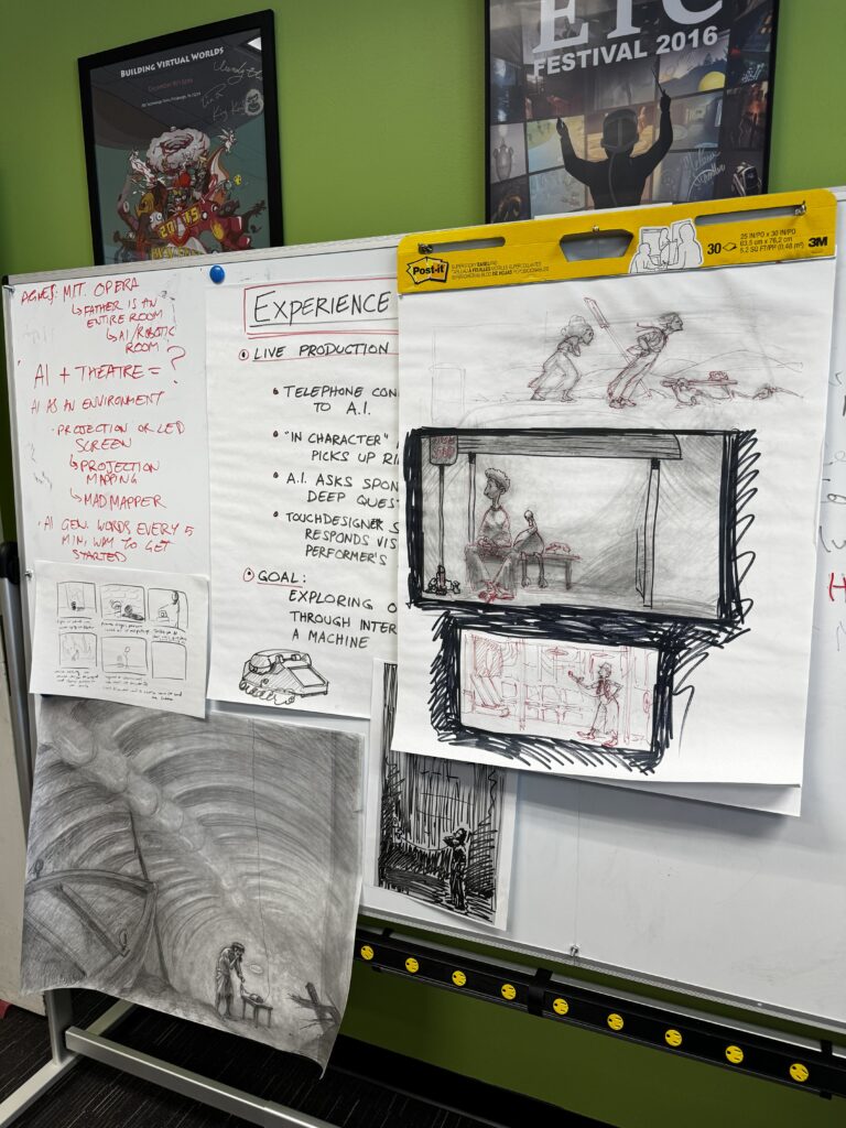 Quarters notes and initial narrative ideas