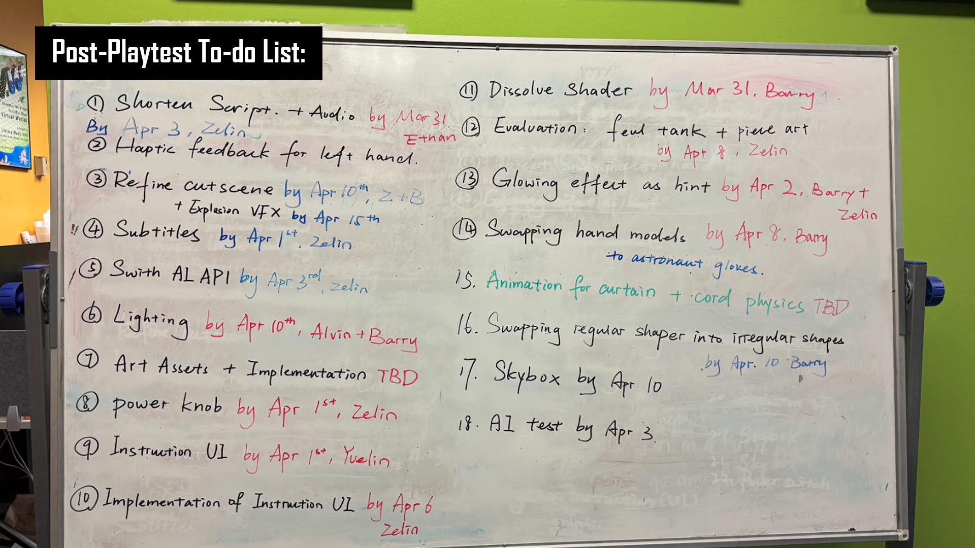 Week 11 – Iterations